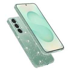 Husa sclipici Samsung Galaxy S25 Plus Techsuit SparkleSkin, transparenta foto