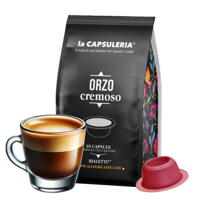 Cafea din Orz, 10 capsule compatibile Bialetti&reg;*, La Capsuleria