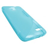 Husa silicon S-line albastra pentru Orange Hiro (Alcatel Idol Mini OT-6012)