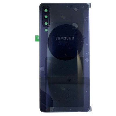 Capac Baterie NOU Original Samsung Galaxy a750 a7 2018 black GH82-17833A foto