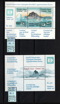 Timbre Groenlanda, 1987 | Expo HAFNIA &amp;#039;87 - Natură, Peisaje | MNH | aph foto