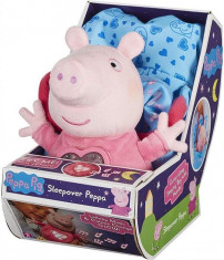 Jucarie Peppa Pig Sleepover Peppa Plush Set foto