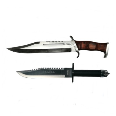 Set Cutit vanatoare 40 cm si Baioneta 42 cm, IdeallStore&amp;reg;, Teaca inclusa foto