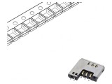 Conector Mini SIM Push-Pull SMT Aurit