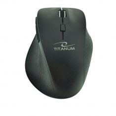 Mouse fara fir, 6D, Bluetooth v.5.0, Titanum Fornax 94656, 110 x 70 x 40 mm, 1600 DPI, negru