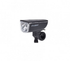 Far biciclete, D-Light 0,5 Watt Led 12 Lux, cu baterii PB Cod:AWR1109 foto