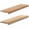 Gossi pervaz 2 buc lemn masiv de stejar netratat 80x20x2 cm