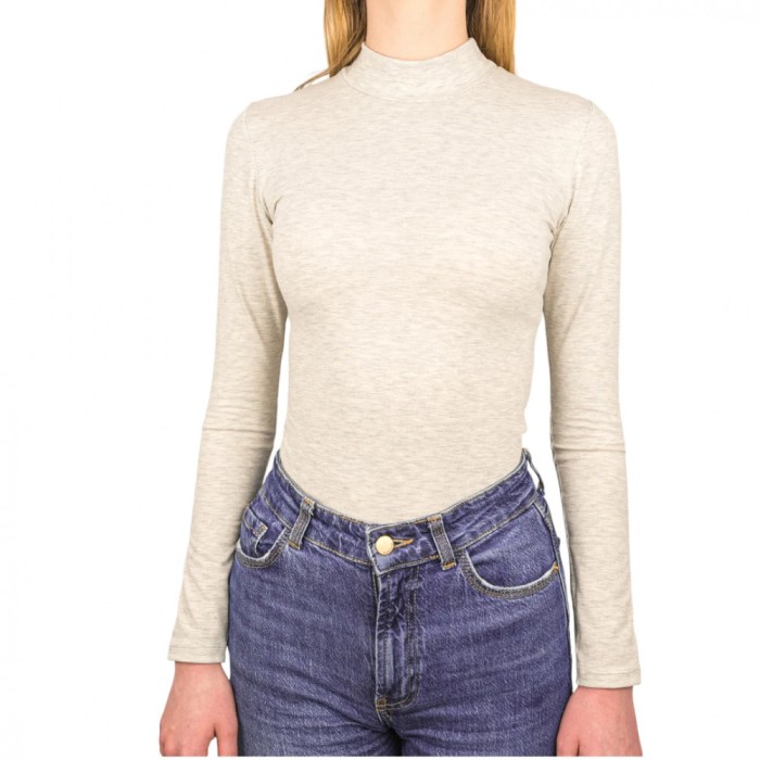 Bluza damă tip maletă din bumbac cu elastan - Confort și stil pentru orice ocazie - M - Gri