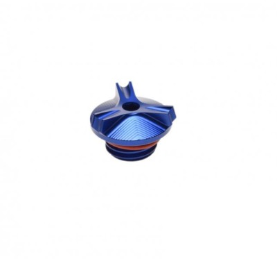 Buson capac ulei, M20x2.5, culoare albastru Cod Produs: MX_NEW ACH0520BL foto