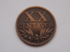 XX CENTAVOS 1944 PORTUGALIA foto