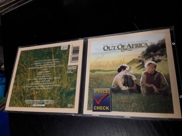 [CDA] Out Of Africa - Music From The Motion Picture - cd audio original