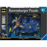 Cumpara ieftin Puzzle Batman Cu Masina, 100 Piese, Ravensburger