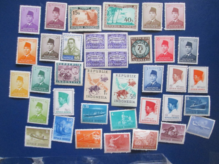 TIMBRE INDONEZIA SERIE=MNH