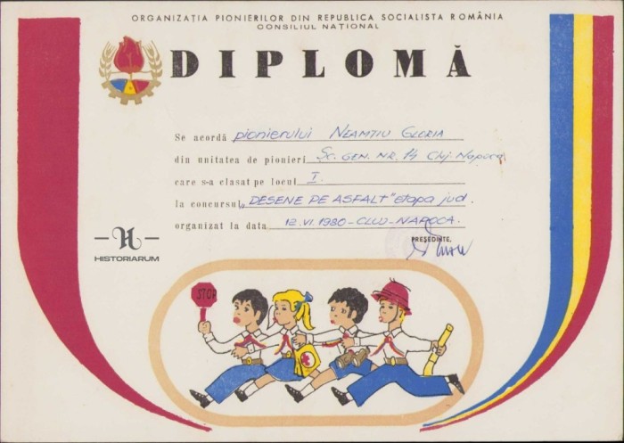 147S Diplomă pionier, 1980
