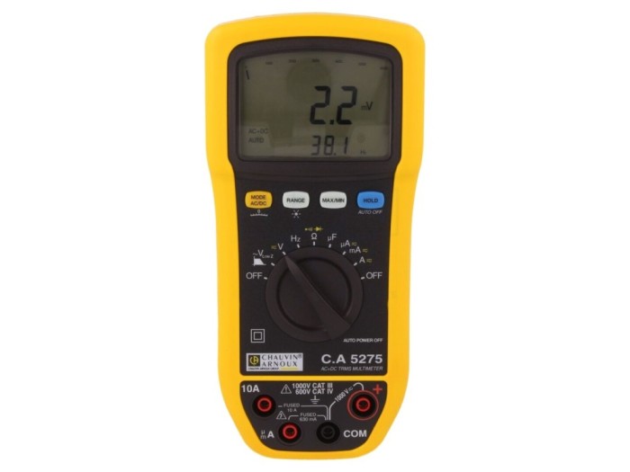 Multimetru digital LCD True RMS 6000 conturi