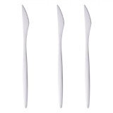 Set Cuțite Masă, Slim, Oțel Inoxidabil, Lame Zimțate, 22cm, 3 Bucăți, Oem