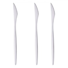 Set Cuțite Masă, Slim, Oțel Inoxidabil, Lame Zimțate, 22cm, 3 Bucăți