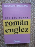 Mic Dictionar Roman-Englez - Rodica Radu, Mariana Radu