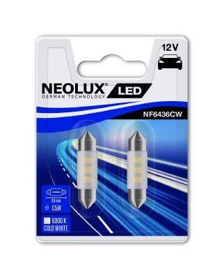 Bec Led 12V 0.5W Sv8.5-8 Blister 2 Buc Neolux 479185 NF6436CW-02B foto