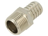 Racord push-in ştuţ alamă nichelată 1/2&quot; 16mm