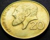 Moneda 20 CENTI - CIPRU, anul 1992 *cod 4609, Europa