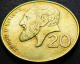 Cumpara ieftin Moneda 20 CENTI - CIPRU, anul 1992 *cod 4609, Europa