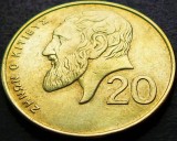 Moneda 20 CENTI - CIPRU, anul 1992 *cod 4609, Europa