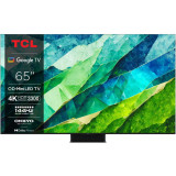 Televizor MiniLED TCL 65C855, 164 cm, Smart Google TV, 4K Ultra HD, 100Hz, Clasa F (Model 2024)