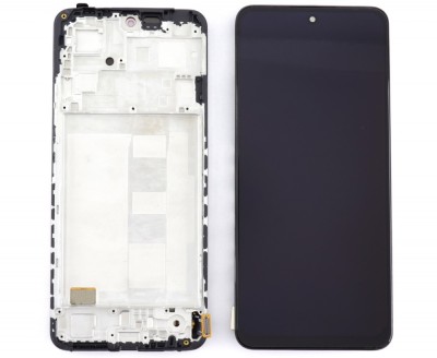 Display Xiaomi Redmi Note 12 4G Oled cu Rama Black Negru foto