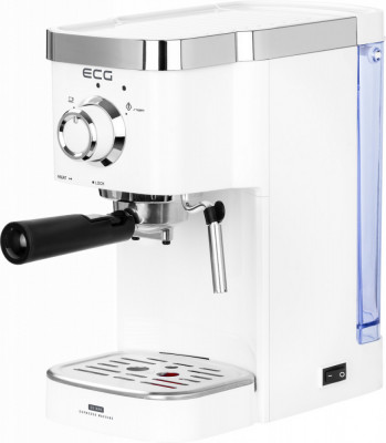 Espressor manual ECG ESP 20301 Alb, 1450 W,1.25 L, dispozitiv spumare, 20 bar foto