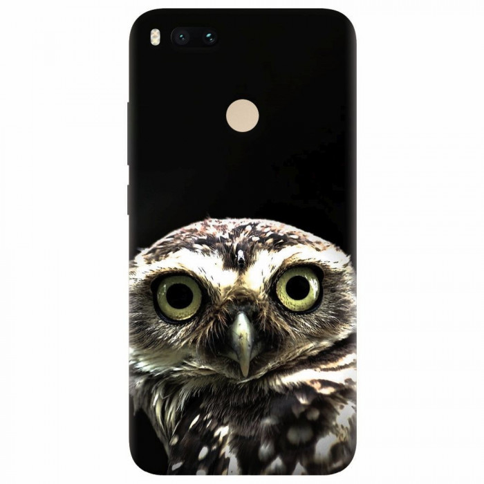 Husa silicon pentru Xiaomi Mi A1, Owl In The Dark