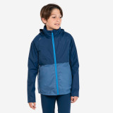 Jachetă impermeabilă 3 &icirc;n 1 Alergare Kiprun Bleumarin Copii