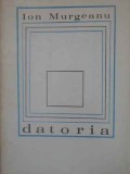 DATORIA POEZII PRINCEPS TIRAJ 920 EX.-ION MURGEANU