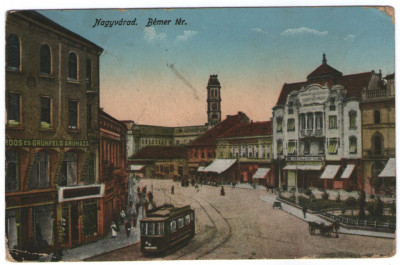 1915 - Oradea, piata Bemer (jud. Bihor) foto