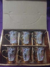 Set Vechi CESCUTE India,servici de cafea vintage nefolosit ,doar expus redus de la 400 lei la 150 lei