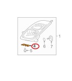 Suport fixare far Toyota Prius (Xw20), 2004-05.2009, Fata, partea Stanga, Aftermarket