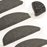 Cumpara ieftin Covorașe pentru trepte scară, 15 buc., antracit, 56x17x3 cm