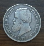 Moneda Brazilia - 2000 Reis 1889 - Argint