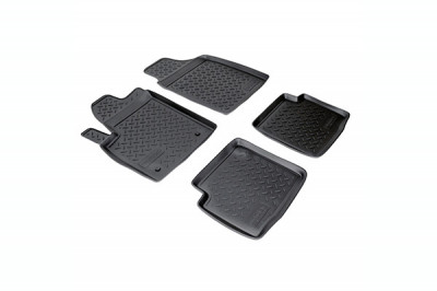 SET COVORASE AUTO CAUCIUC FIT FIAT 500 (2008-) - 4 PCS foto