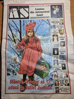 ziarul formula as 23 decembrie 2002 - 6 ianuarie 2003 - numar de anul nou , dina cocea,colea rautu , leonard doroftei foto