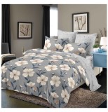 Cumpara ieftin Lenjerie pat dublu,bumbac finet,6 piese,cearceaf normal 220x240cm, cearceaf pilota 200x220cm, 2 fete de perna 50x70, 2 fete de perna 70x70-A1057
