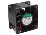 Ventilator axial DC 24V 60x60x38mm 70,5m3/h 47dBA cu bilă