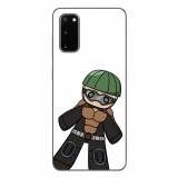 Husa compatibila cu Samsung Galaxy S20 Silicon Gel Tpu Model One Punch Man Mumen Rider