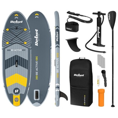SET PLACA GONFLABILA STAND UP PADDLE SUP 244X76X10 CM foto