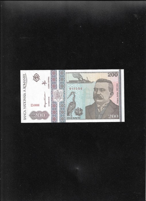 200 lei 1992 unc seria810184