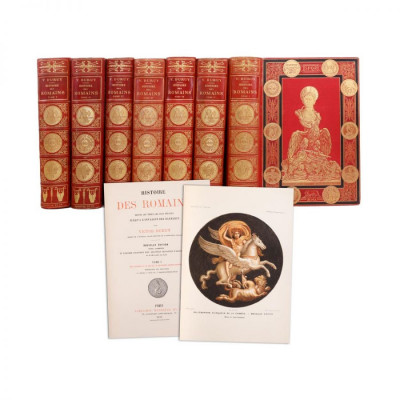 Victor Duruy, Histoire des Romains, 7 volume, 1879-1885, ediție rară foto