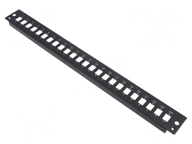 Patch Panel Fibră Optică 19&quot; Negru RACK