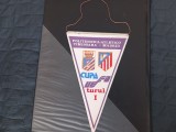 fanion Poli Timisoara - Atletico Madrid