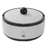 Scrumiera Multifunctionala cu Absorbtie, Incarcare USB, cu Purificator de Aer, Scrumiera cu Absorbtie Fum, 14,5 x 14 x 7,5 cm, Gri