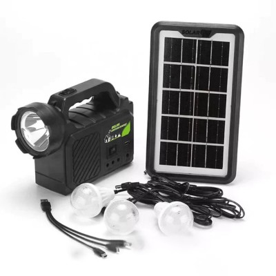 Sistem iluminare GDP30, 3 becuri, lanterna, 24W, USB foto